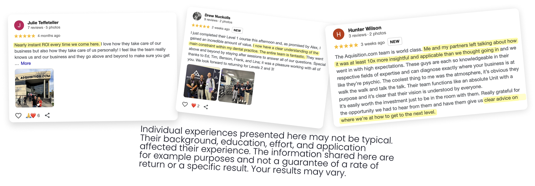 Customer reviews from Fulcrum GVM installers